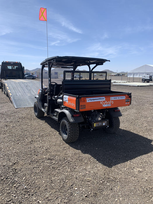 2022 Kubota RTV-X1140W-H Plastic Canopy, Windshield Acrylic Clear, LED Strobe Light, Wire Harness Kit, Back up Alarm