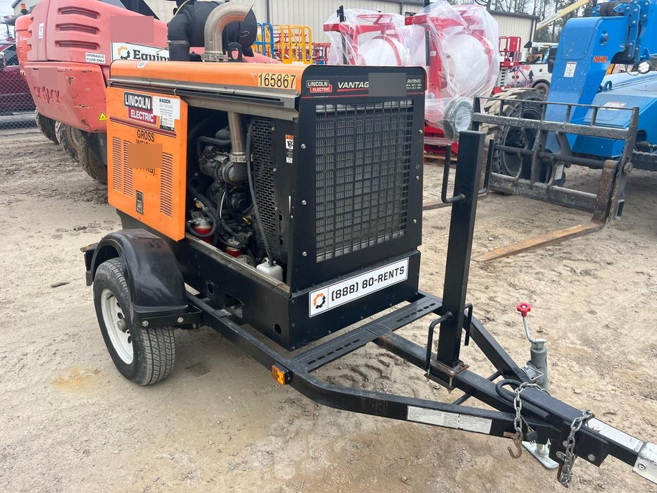 2021 Lincoln Electric Vantage 549X Ready Pak 3, ORANGE (includes trailer, cable rack, fender light kit)