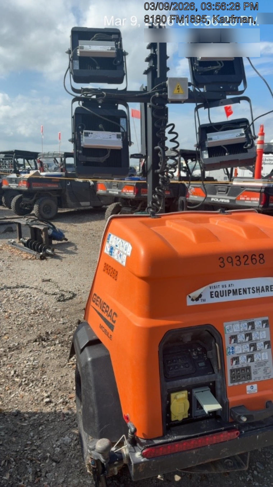 2024 Generac MLT2 Diesel, Flex Switch 120V Input, Powerzone Controller, 
(4) 320W LED Lights, 4kW Generator, 39.9 Gal Fuel Tank, 2" Ball, T3