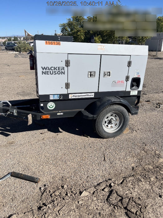 2020 WACKER NEUSON G25