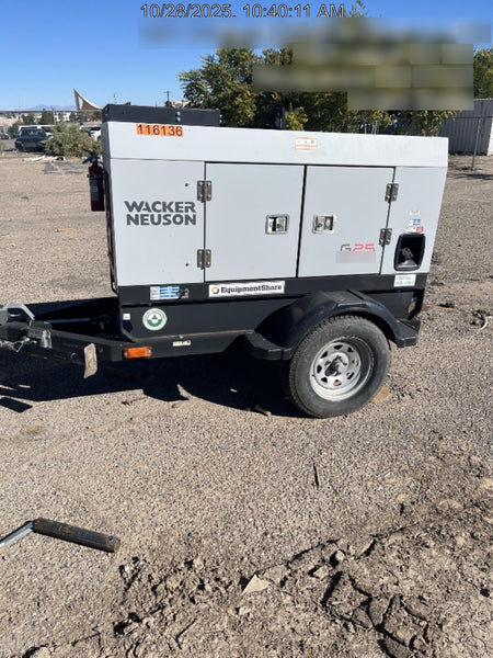 2020 WACKER NEUSON G25
