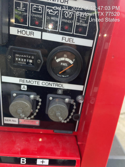 2022 Shindaiwa DGW400MDL Kubota D902 Engine, 23 HP, Dual Op Welder, Wire, Arc, Droop Stick, Tig, and CC Stick Functionality, Simulphase, 3 Phase and 1 Phase Gen Output, Single Axle NB Trlr, Slr Trckl Chrg 12V 12W, Fire Ext