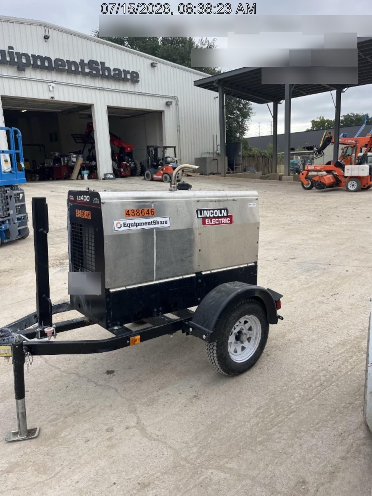 2024 Lincoln Electric LE400 Kubota V1505, Trlr, Cable Rack, Light Kit, ES Decals, T3