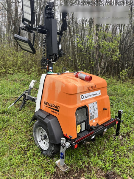 2023 Generac MLT2 Diesel, Flex Switch 120V Input, Powerzone Controller, (4) 320W LED Lights, 4kW Generator, 39.9 Gal Fuel Tank, 2" Ball, T3