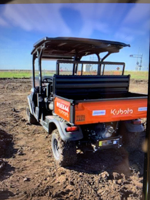 2021 Kubota RTV-X1140W-H Plastic Canopy, Windshield Acrylic Clear, LED Strobe Light, Wire Harness Kit, Back up Alarm