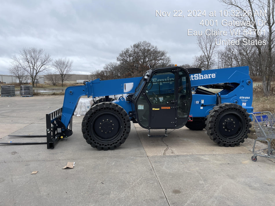 2024 Genie GTH-844 74Hp Dsl, Cab/Heat/Air, Sld Tires, LED WL, Bcn, L Hook, T3 + Access Control