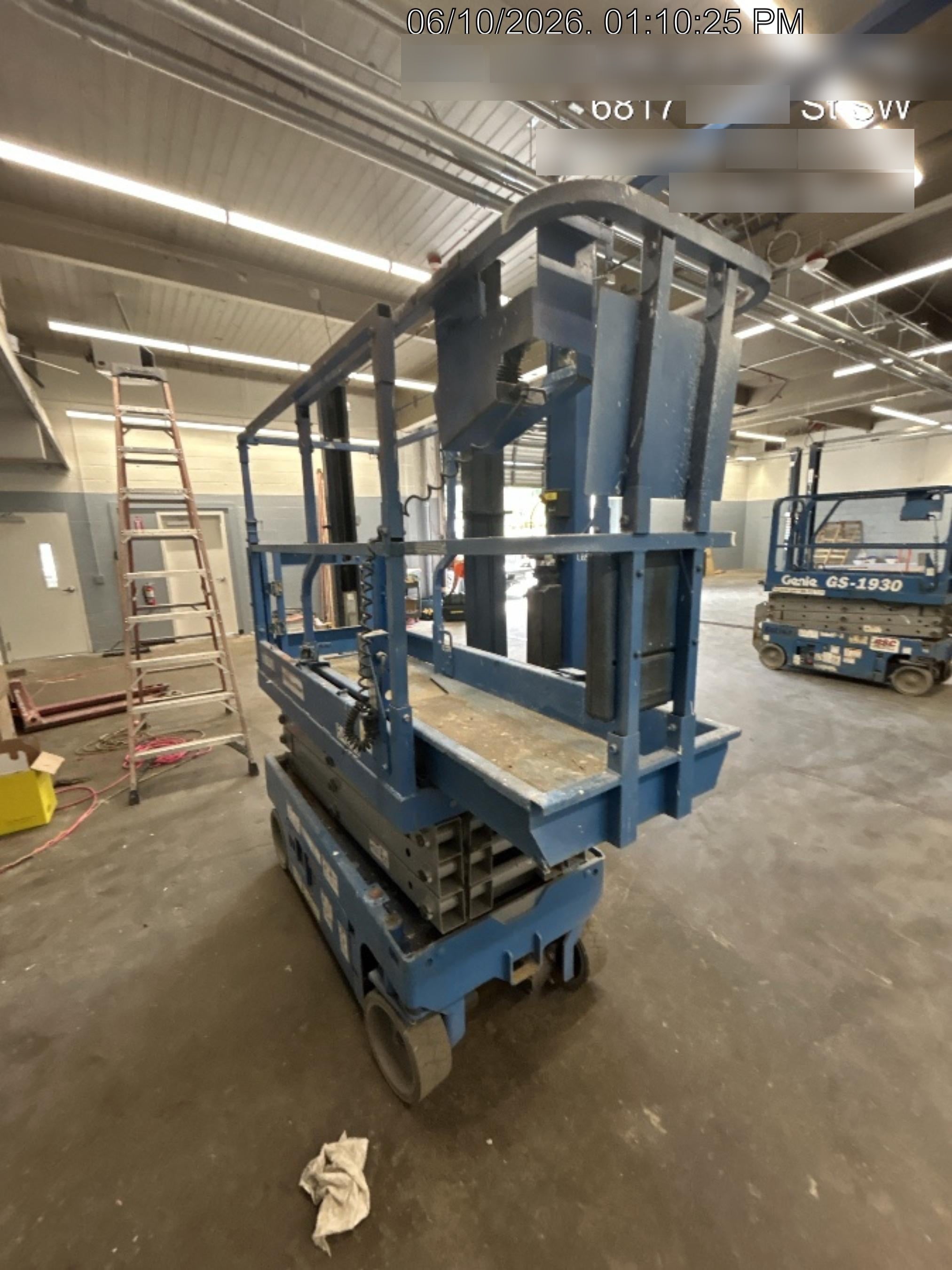 2020 Genie GS-1930 Solid Non Marking Tires, Beacon, Folding rails with half height swing gate, 800W Inverter