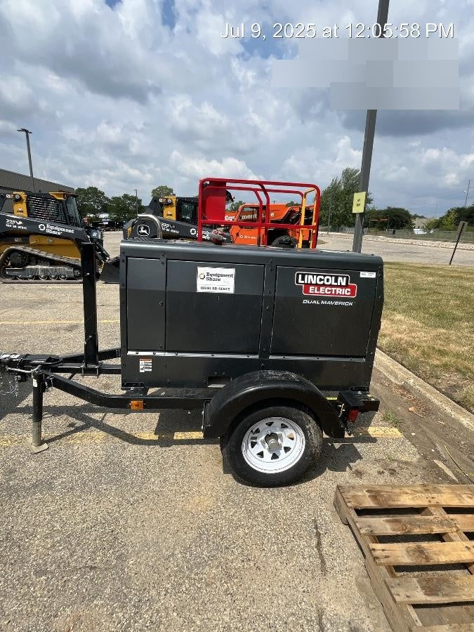 2024 Lincoln Electric Dual Maverick 200/200X Ready Pak 3, Includes Trailer, Cable Rack, Fender Light Kit K4382-1-RP3