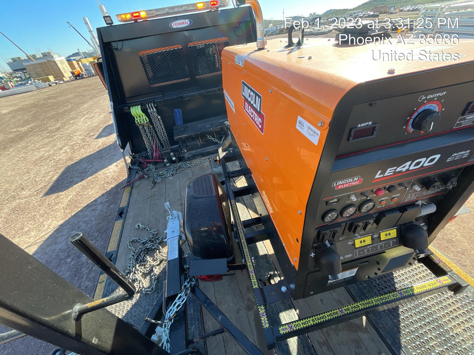 2023 Lincoln Electric LE400 Kubota V1505, Trlr, Cable Rack, Light Kit, ES Decals, T3