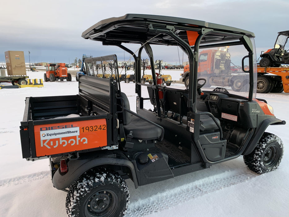 2021 Kubota RTV-X1140W-H Plastic Canopy, Windshield Acrylic Clear, LED Strobe Light, Wire Harness Kit, Back up Alarm