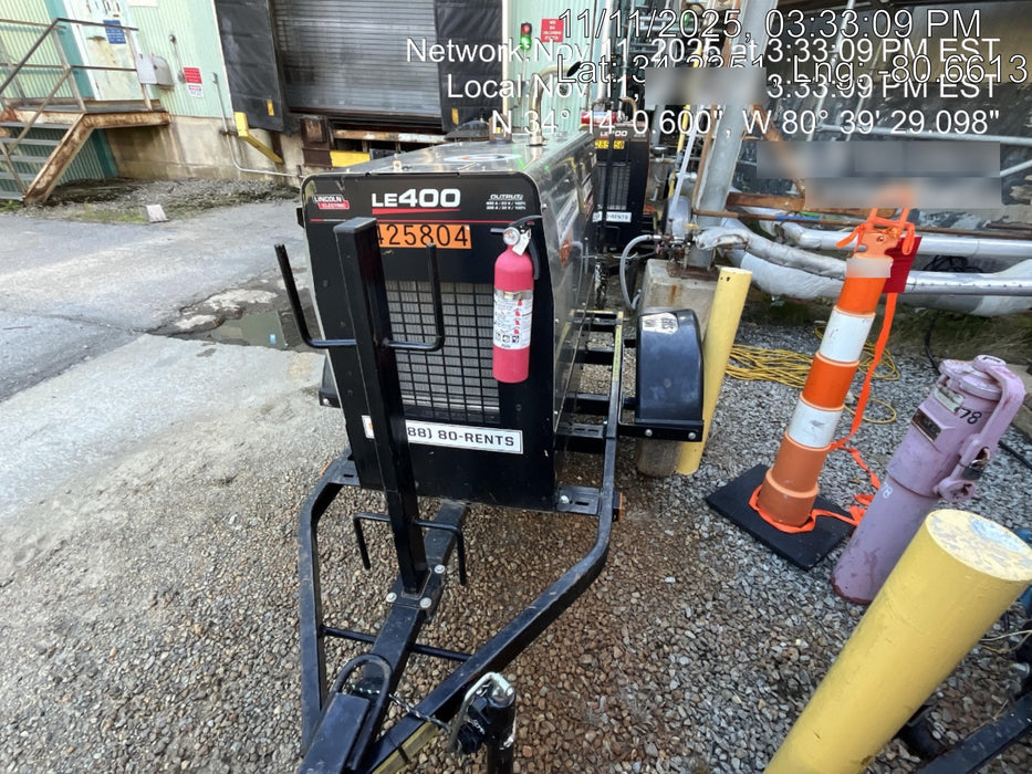 2024 Lincoln Electric LE400 Kubota V1505, Trlr, Cable Rack, Light Kit, ES Decals, T3