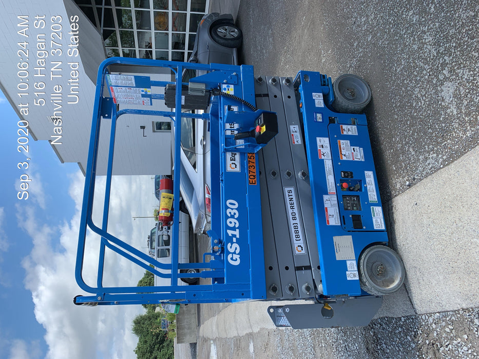 2020 Genie GS-1930 Fixed rails with chain entry gate - Pre A92.20