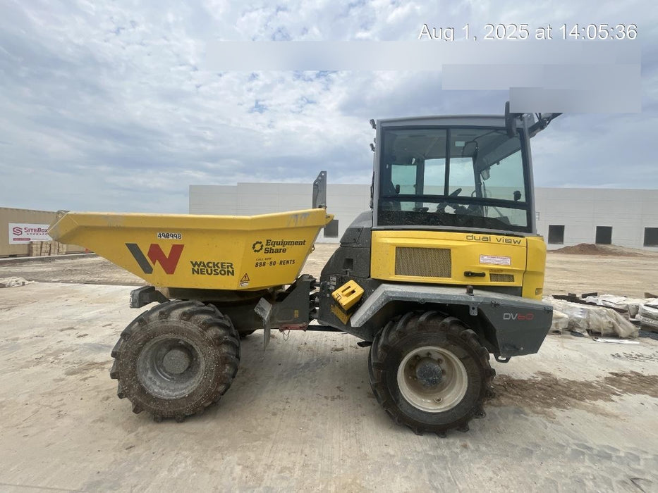 2025 WACKER NEUSON DV604 Cab Standard Tires