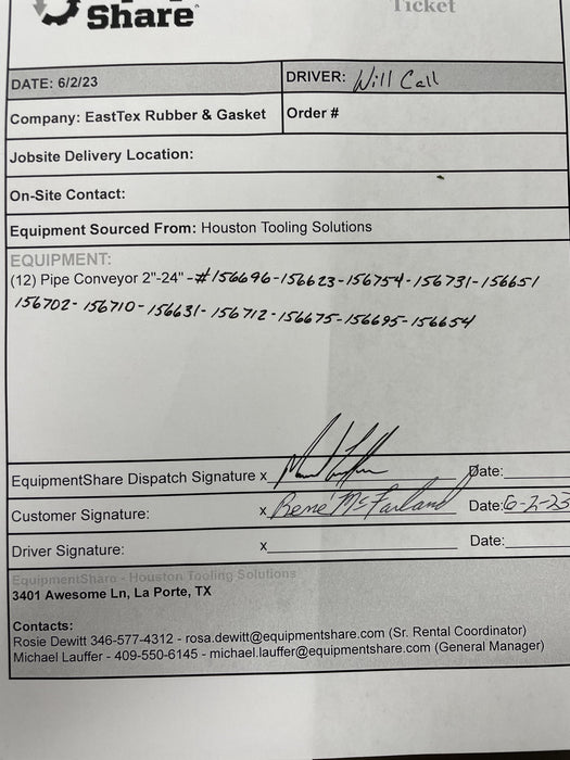 2021 KEY PLANT Pipe Conveyor