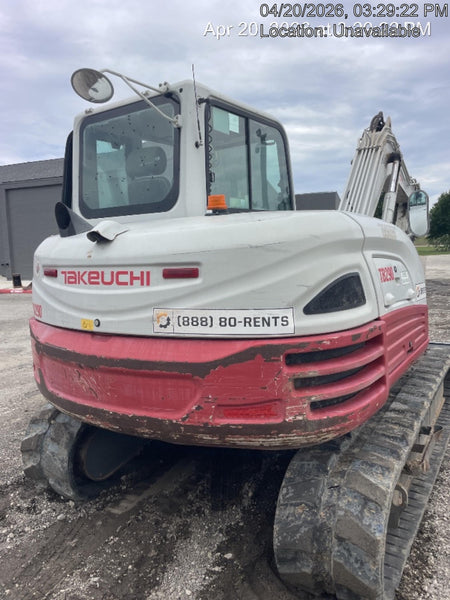 2019 Takeuchi TB290 Takeuchi TB290 Cab/Heat/AC w/Rubber Tracks, Auxiliary Hydraulics, Dozer Blade, Manual QC w/ 18/24/36" Buckets, Hydraulic Thumb Installed