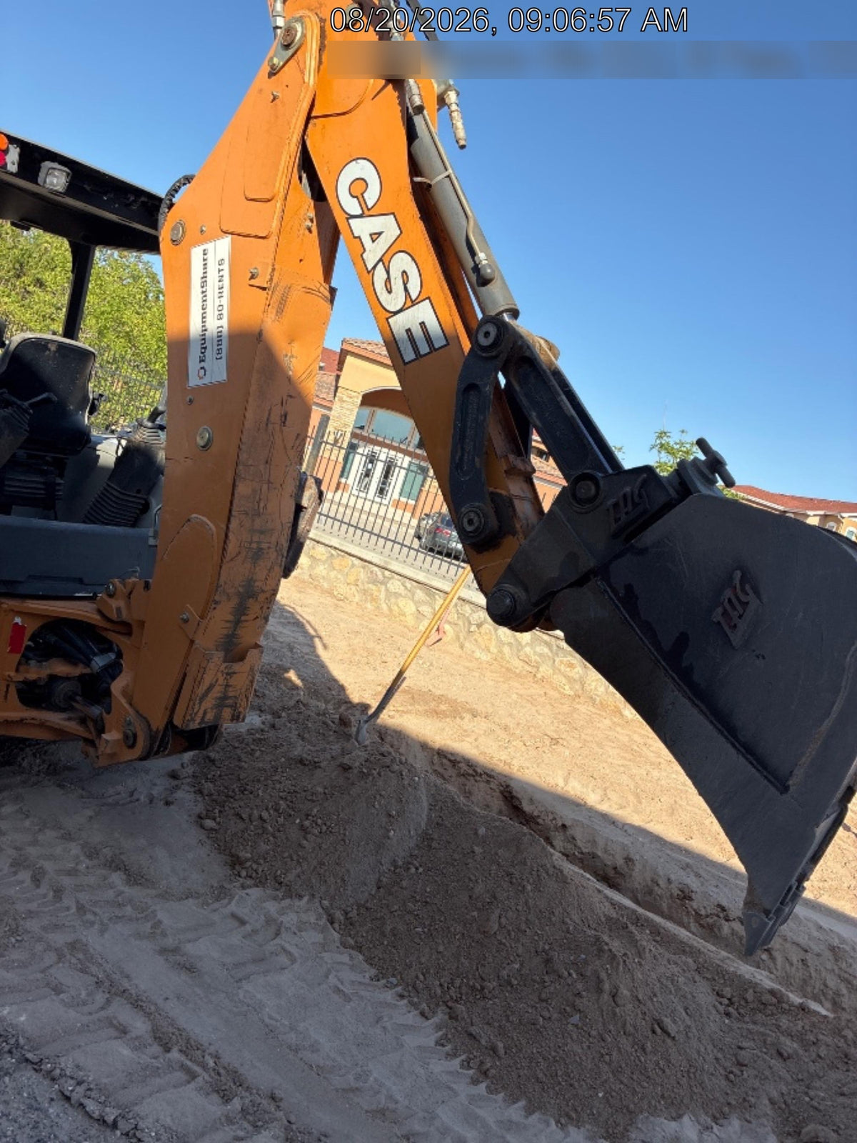 2019 Case 580N EP Canopy, 4WD, GP Front Bucket, Standard Stick, 2-Way Aux Hydraulics, ISO Controls