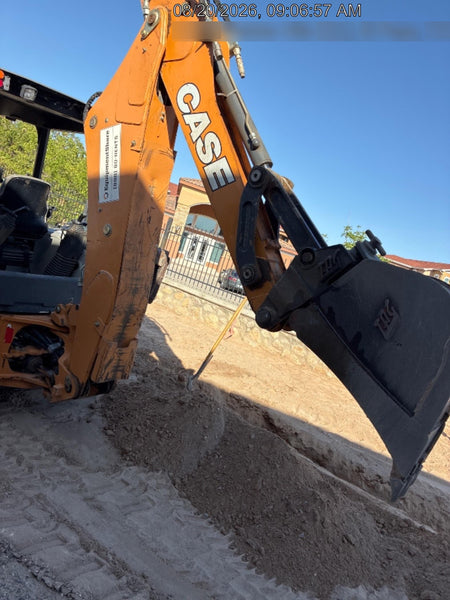 2019 Case 580N EP Canopy, 4WD, GP Front Bucket, Standard Stick, 2-Way Aux Hydraulics, ISO Controls