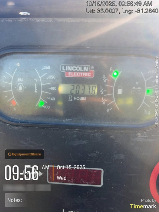 2021 Lincoln Electric Air Vantage 566 Air Vantage 566X Ready Pak 3 (includes trailer, cable rack, fender light kit); no telematics