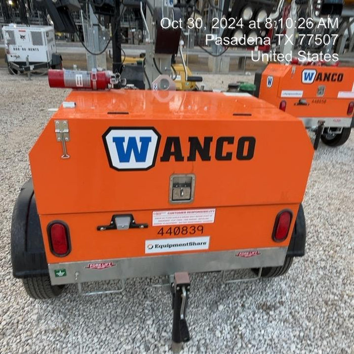 2024 Wanco WLTT-4MM4K Diesel, Deep Sea Controller, Shore Power Plug, Auto Start, (4) 350W LED Floodlights, 4kW Generator, 60 Gal Fuel Tank, 2" Ball, T3