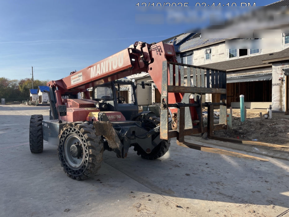 2018 Manitou MTA10055 Manitou MTA 10055 w/Open ROPS, Work Lights/Strobe, Aux Hyd, Solid Tires, Lift Hook, 66" Carriage, 60" Forks