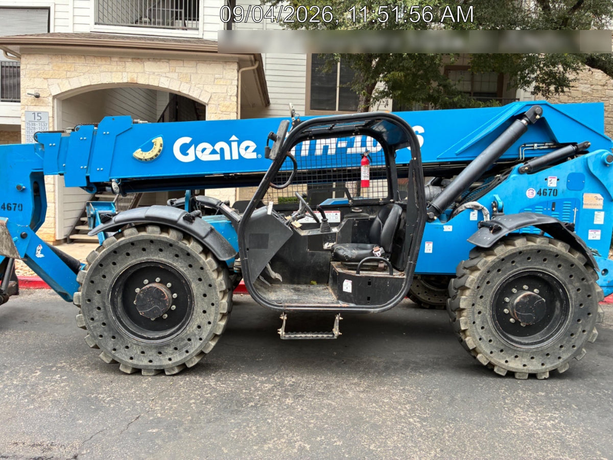 2017 Genie GTH-1056 Genie GTH1056, Solid Tires, 60" carriage, Light Kit, Open ROPS