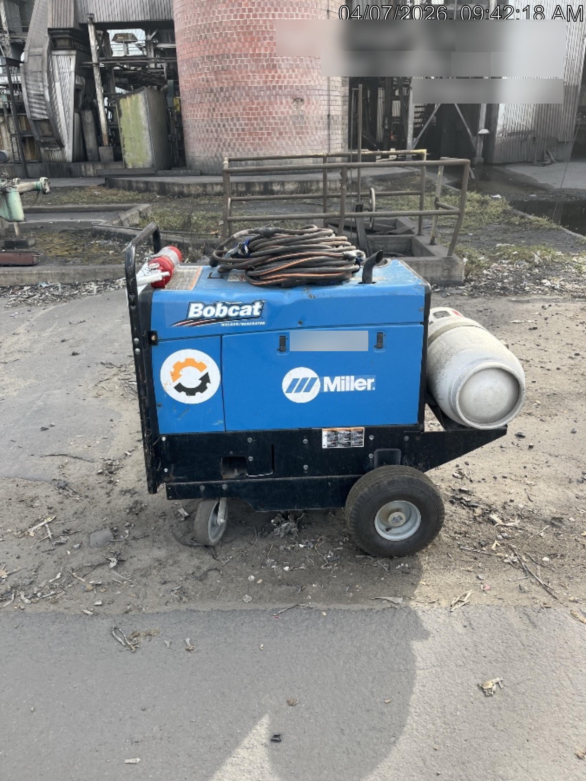 2019 Miller Electric BOBCAT 250 Standard w/Running Gear, Bracket, Hose