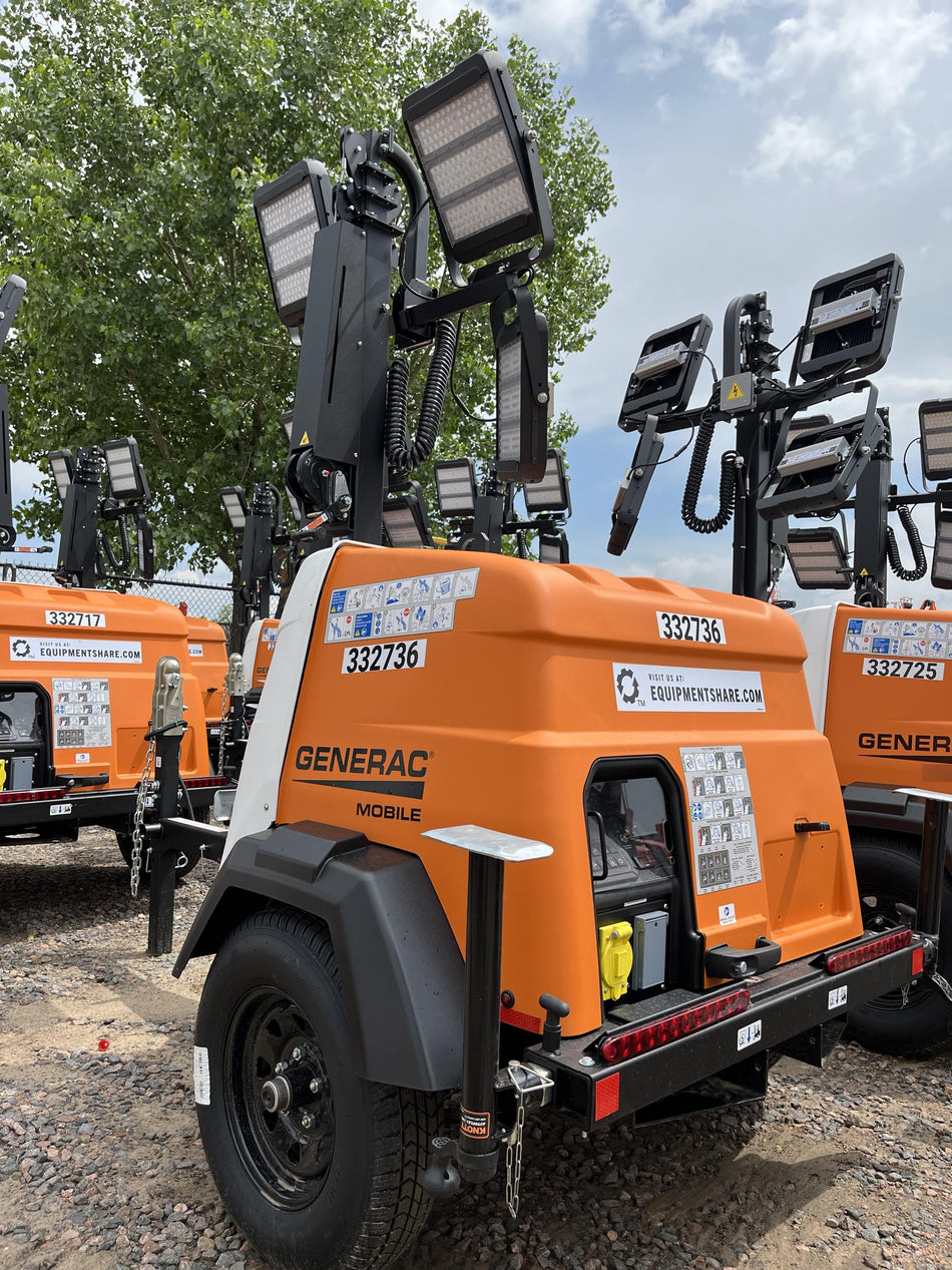 2023 Generac MLT2 Diesel, Flex Switch 120V Input, Powerzone Controller, (4) 320W LED Lights, 4kW Generator, 39.9 Gal Fuel Tank, 2" Ball, T3