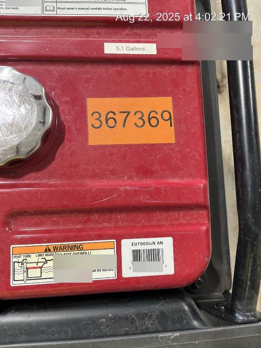 2023 HONDA EU7000ISNAN