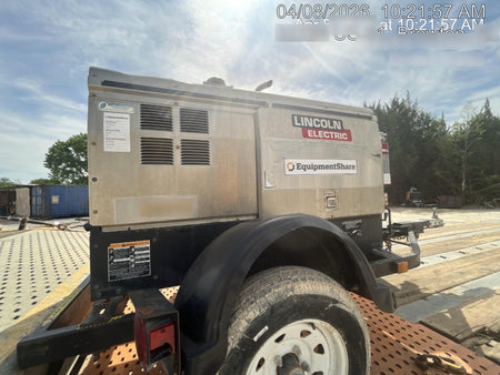 2019 Lincoln Electric Vantage 322 Welder Ready-Pak 3, Two wheel trailer, Fender and Light kit, Cable Rack