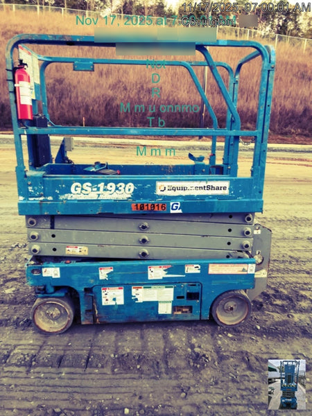 2020 Genie GS-1930 Standard Machine
