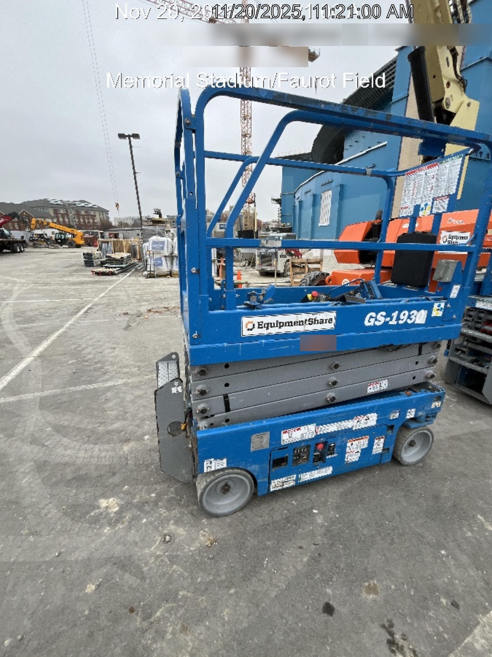 2018 Genie GS-1930 Genie GS-1930 w/Fixed Rail, Chain Entry
