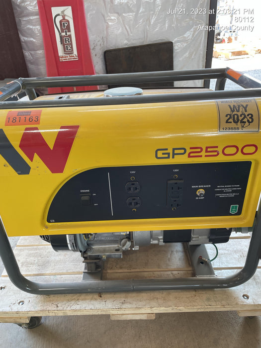 2021 WACKER NEUSON GP2500A