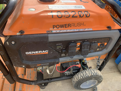 2021 Generac GP8000E Portable Generator