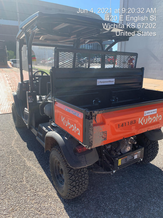 2021 Kubota RTV-X1140W-H Plastic Canopy, Windshield Acrylic Clear, LED Strobe Light, Wire Harness Kit, Back up Alarm