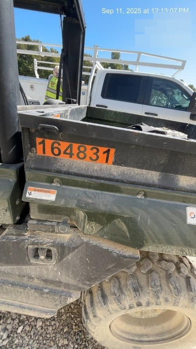 2021 Yanmar YU1000 Canopy, Steel Wheel, Poly WindShield, Beacon, Backup Alarm