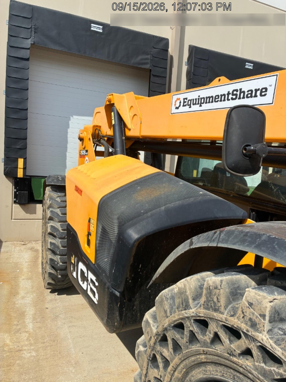 2020 JCB 509-42 Canopy, Solid Tires, Work Lights, Beacon, Aux Hydraulics, Back up Alarm, Lifting Eye, ES Decals