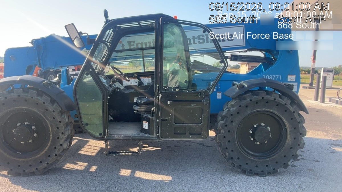 2020 Genie GTH-636 Cab/Heat/Air, Solid Tires, Work Lights, Beacon, Aux Hydraulics, Back up Alarm
