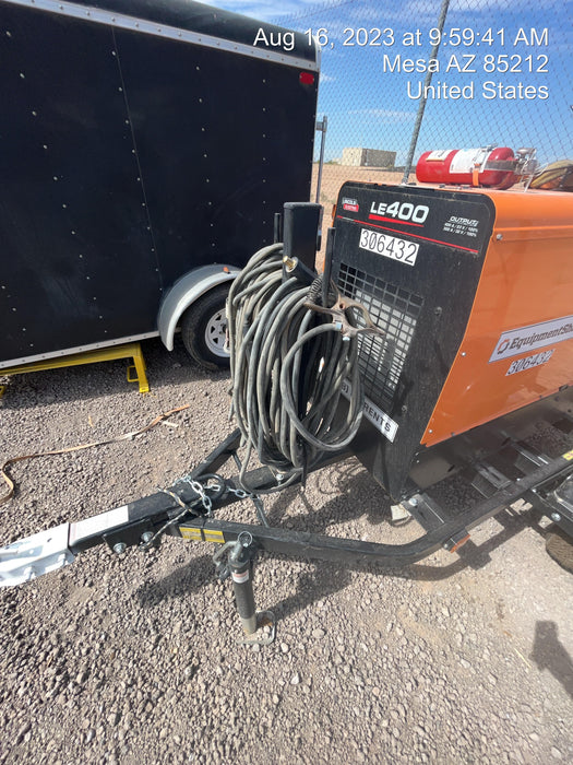 2023 Lincoln Electric LE400 Kubota V1505, Trlr, Cable Rack, Light Kit, ES Decals, T3