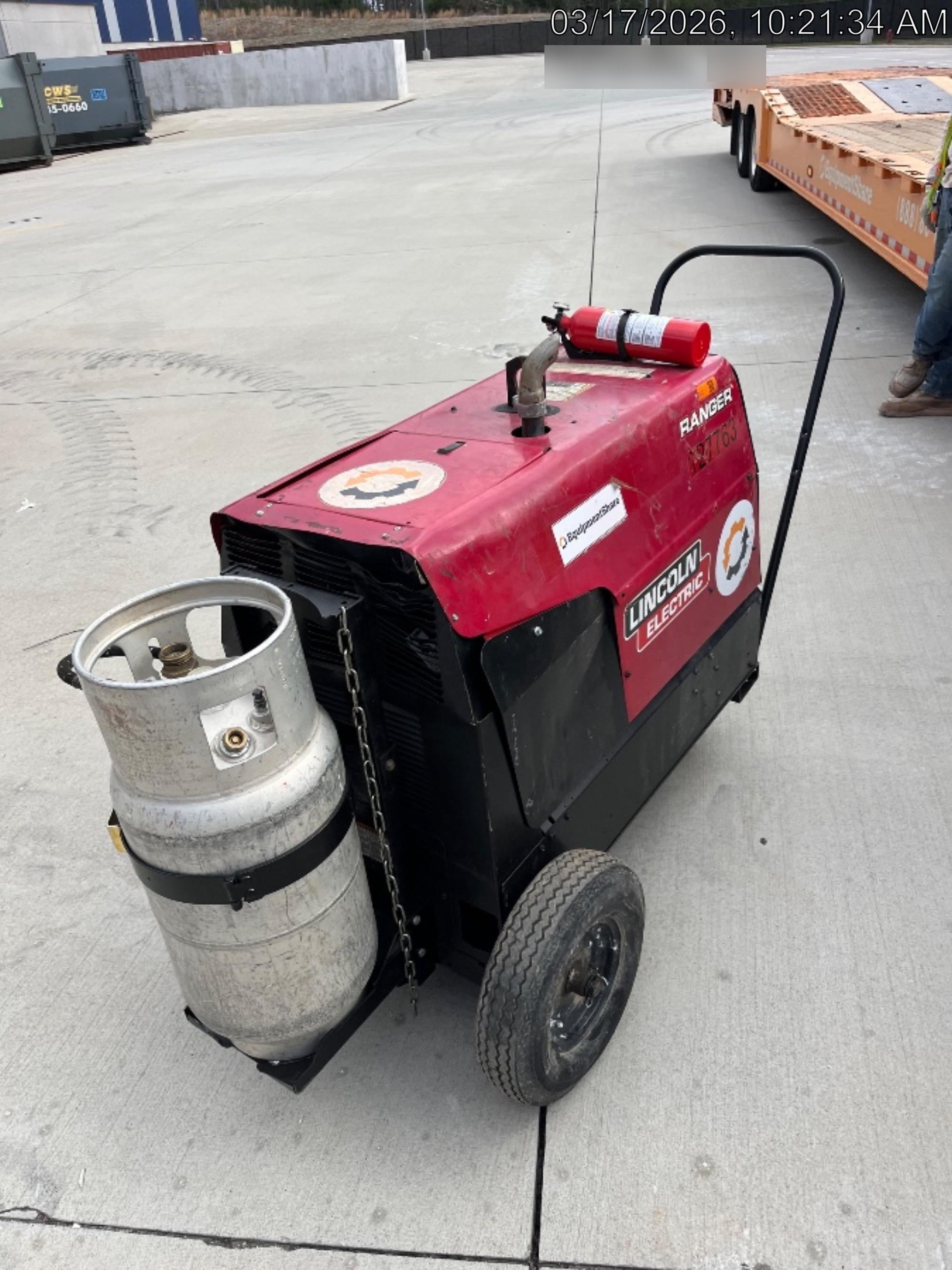 2021 Lincoln Electric Ranger 305 LPG K3430-1, Ranger 305 LPG, Undercarriage, Tank Holder & Strap, 10kw AC Gen, 25hp Kohler LPG Eng