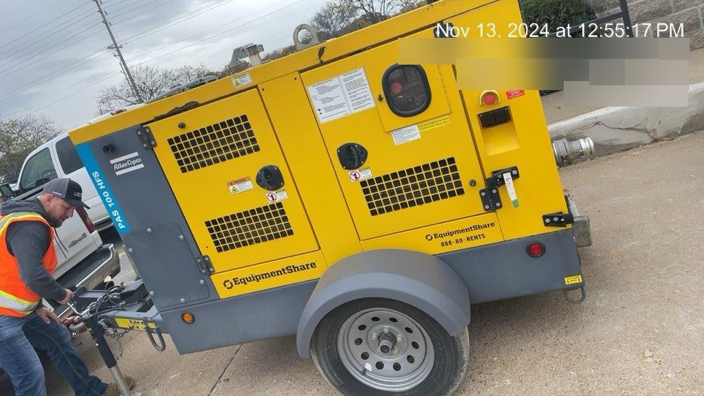 2021 ATLAS COPCO PAS 100 HF CS Enclosed