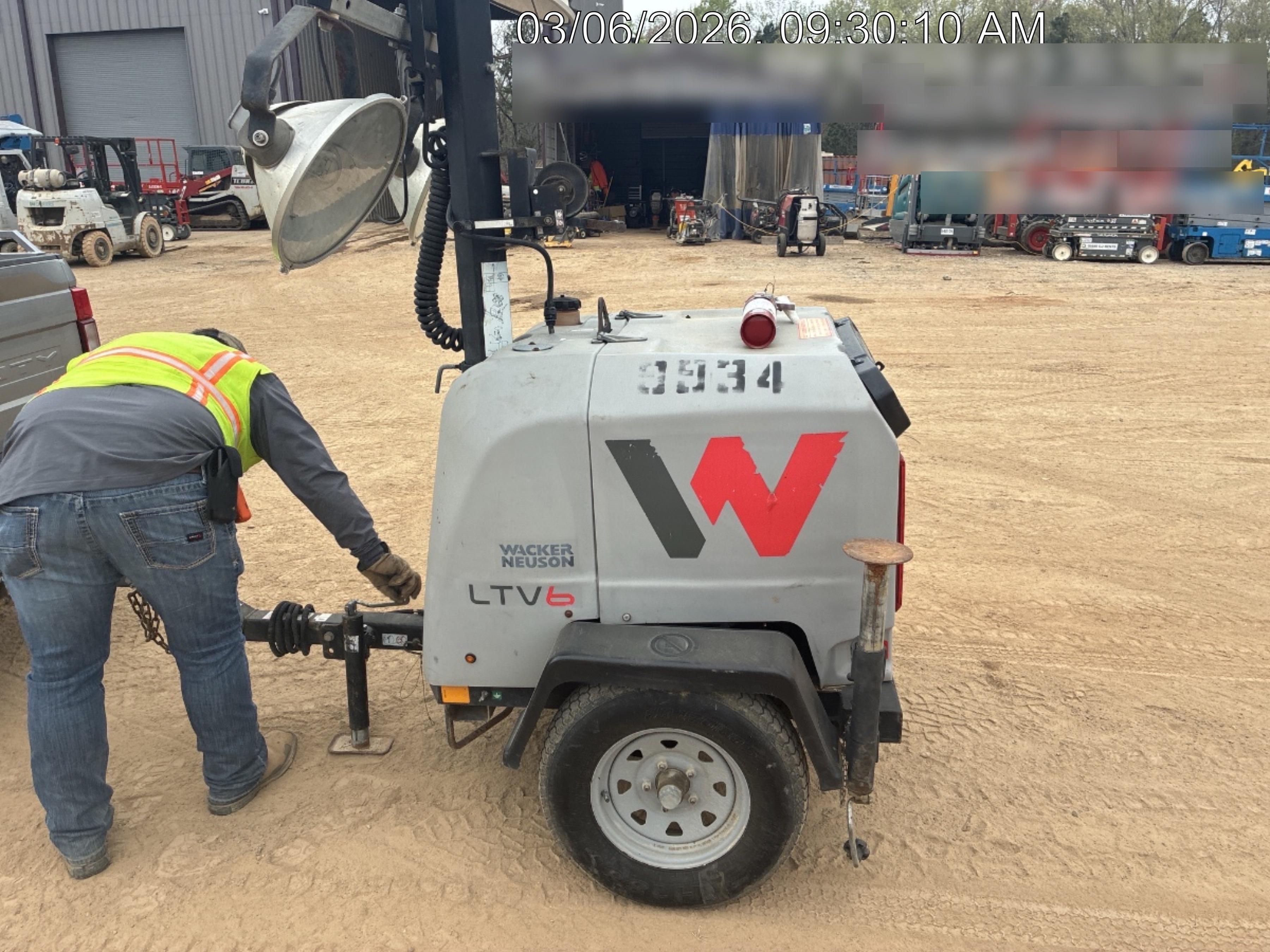 Wacker Neuson LTV6K-MH Wacker Neuson LTV6K Towable Light Tower