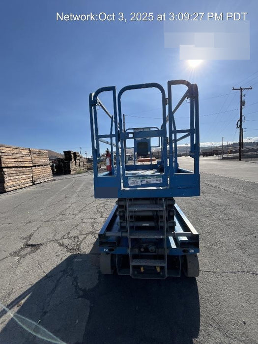 2019 Genie GS-2646 folding rails with full height swing gate, 800W Inverter