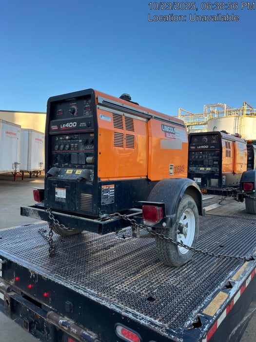 2023 Lincoln Electric LE400 Kubota V1505, Trlr, Cable Rack, Light Kit, ES Decals, T3