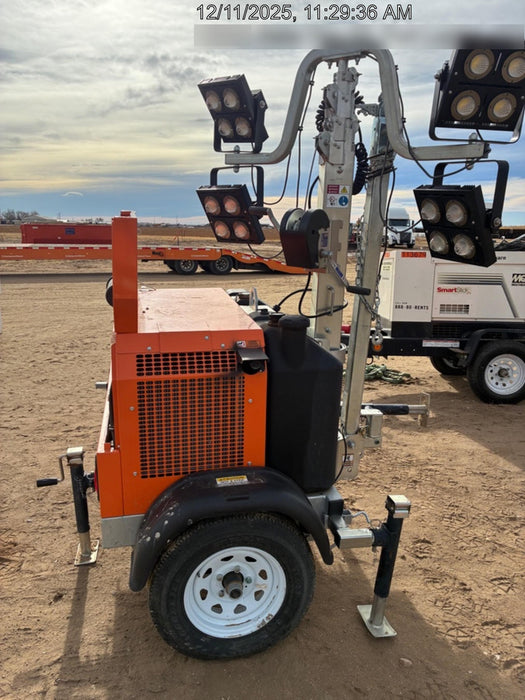2024 Wanco WLTT-4MM4K Diesel, Deep Sea Controller, Shore Power Plug, Auto Start, (4) 350W LED Floodlights, 4kW Generator, 60 Gal Fuel Tank, 2" Ball, T3