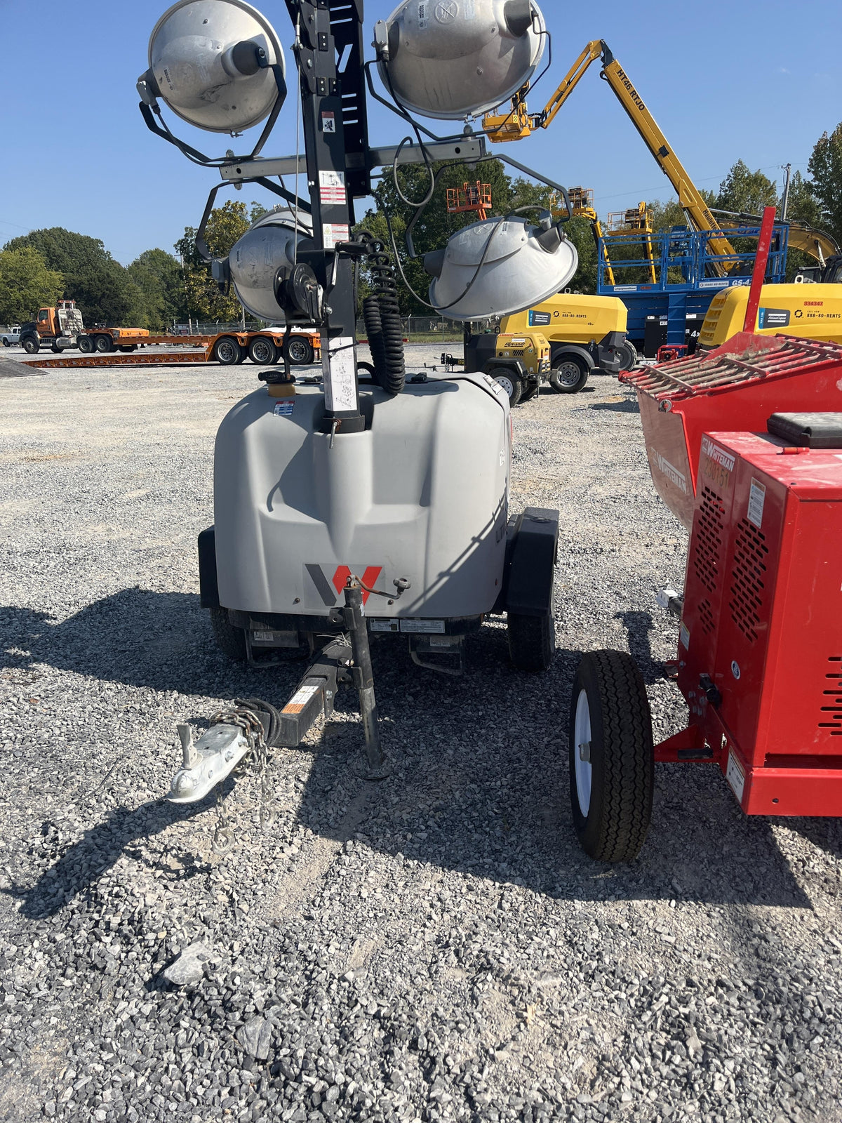 2018 Wacker Neuson LTV6L-MH Wacker Neuson LTV6L Mobile Light Tower w/Fuel Level Sensor Installed
