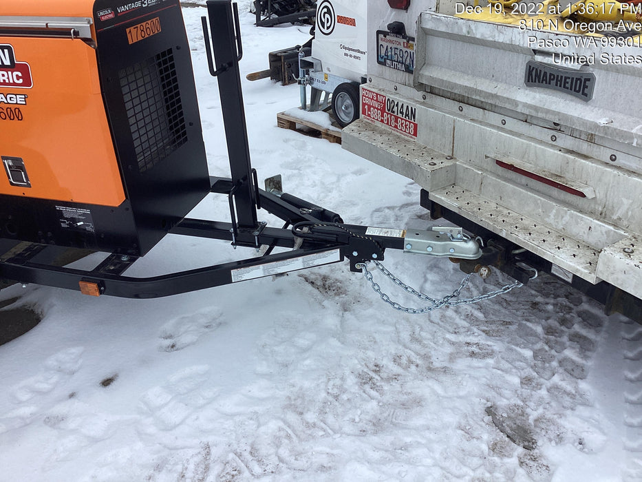 2021 Lincoln Electric Vantage 322 Vantage 322 Ready Pak 3 w/ Decals, ORANGE (includes trailer, cable rack, fender light kit) NO Telematics