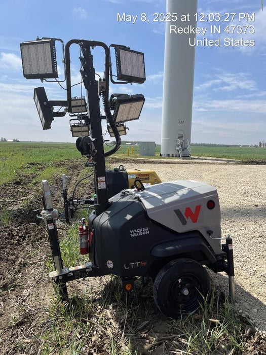 2024 Wacker Neuson LTT4 Diesel, Kohler KDW702, Deep Sea Controller, Auto Start, LED 320W, Bypass Outlet, T3