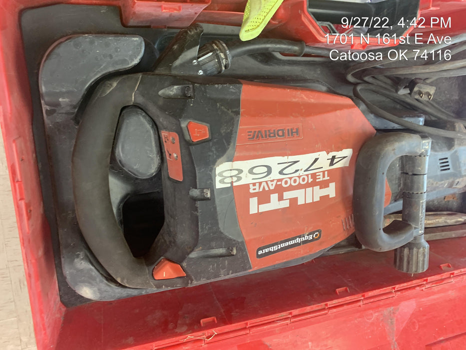 2019 HILTI TE 1000-AVR
