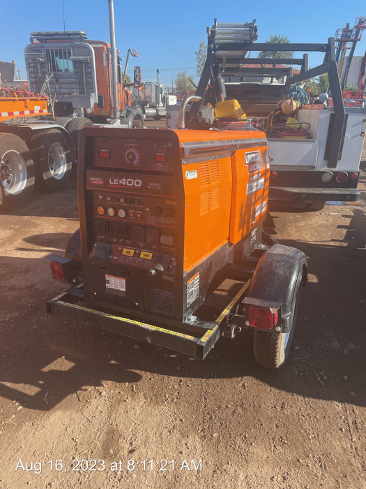 2022 Lincoln Electric LE400 Kubota V1505, Trlr, Cable Rack, Light Kit, ES Decals, T3