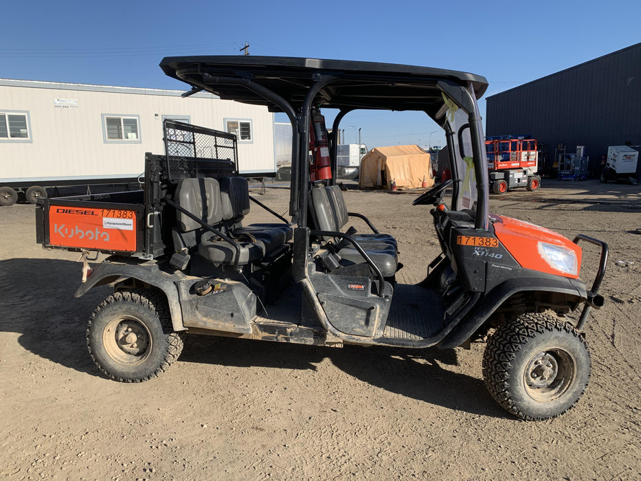 2022 Kubota RTV-X1140W-H Plastic Canopy, Windshield Acrylic Clear, LED Strobe Light, Wire Harness Kit, Back up Alarm